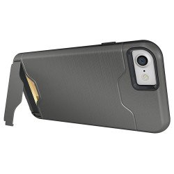 iPhone 7 Plus Card Holder Hybrid Case (Space Gray)